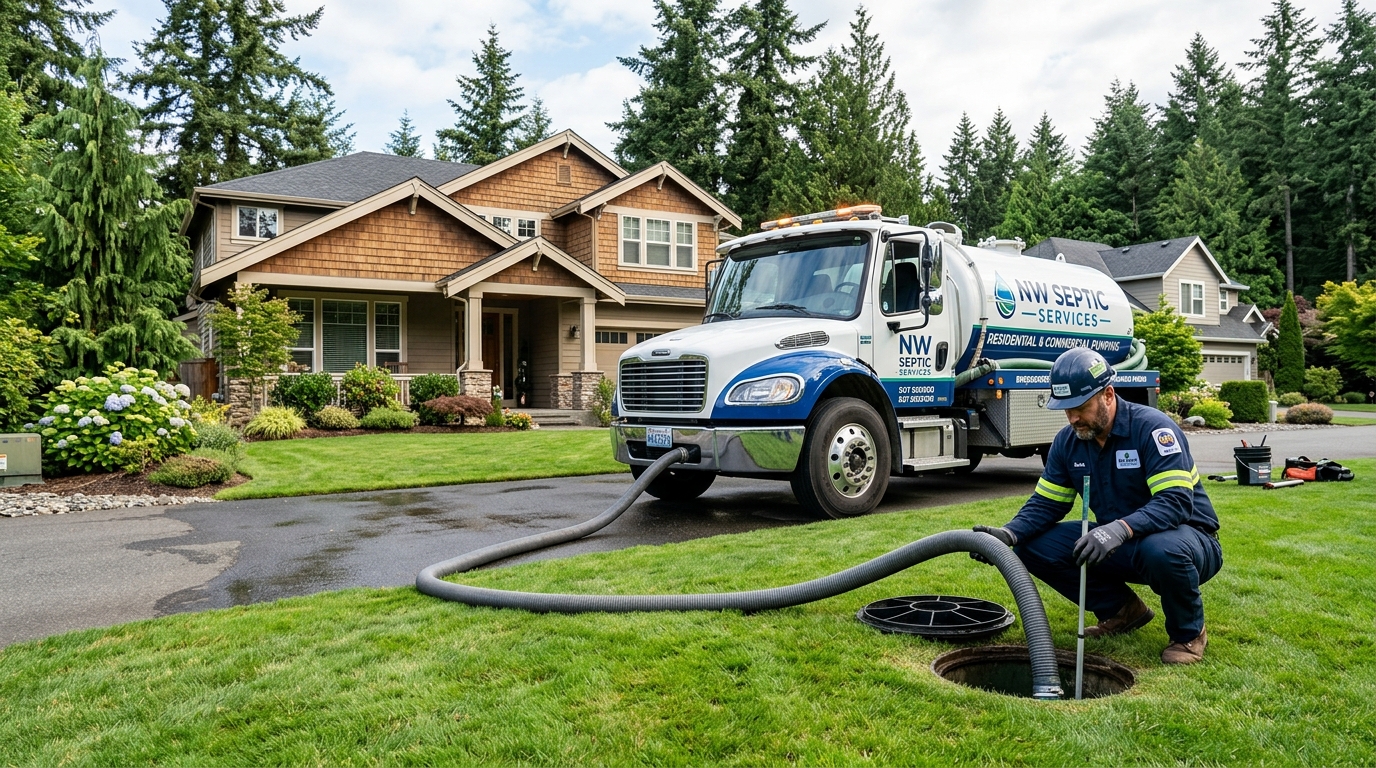 Residential Septic Pumping in Bonney Lake, WA